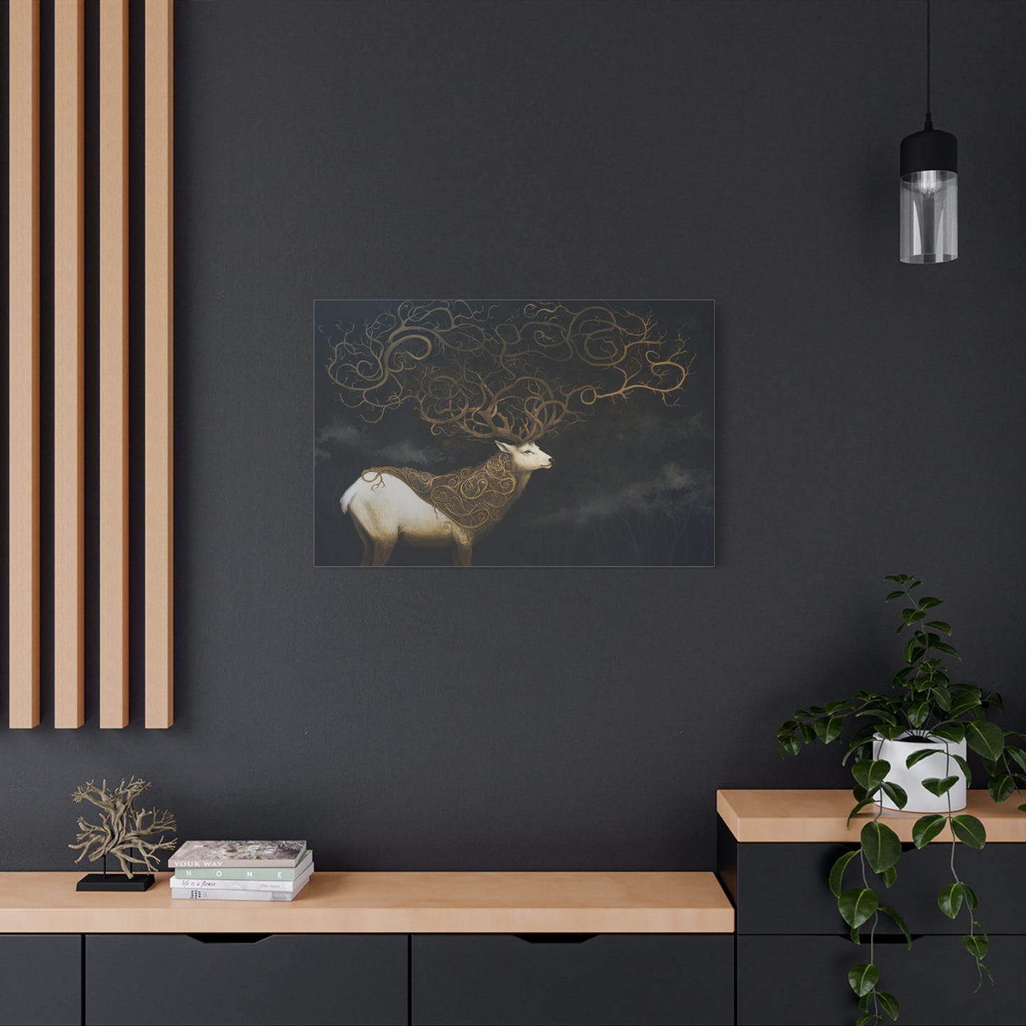 The Antlered Dream Canvas Print