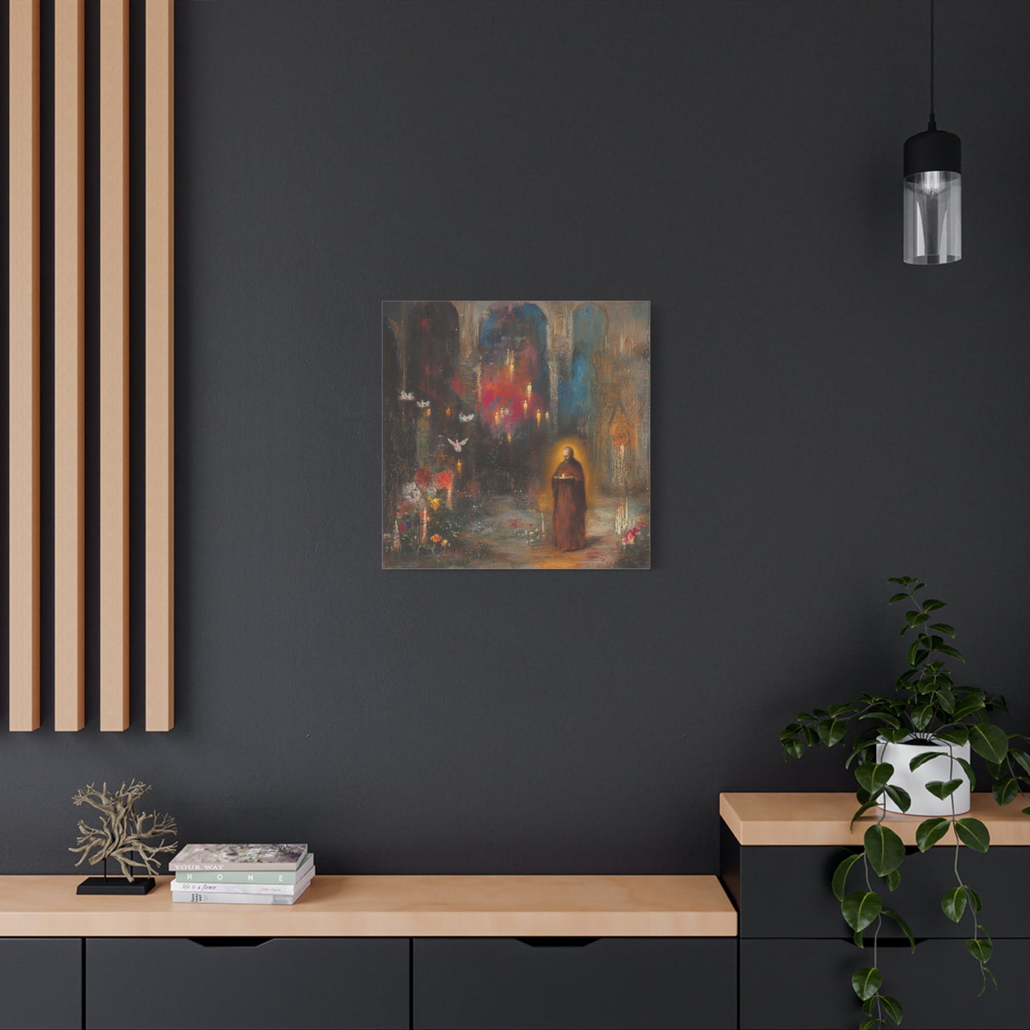 Solitary Glow Canvas Print