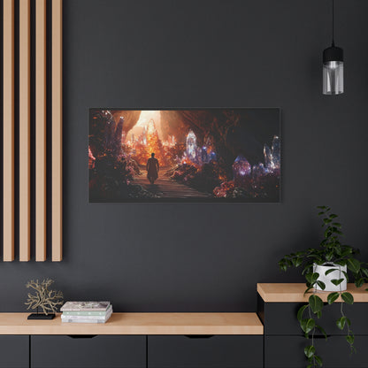 The Crystal Path Canvas Print