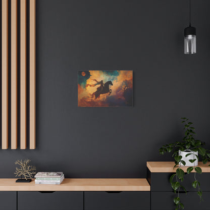 Rider of Dawn Canvas Print