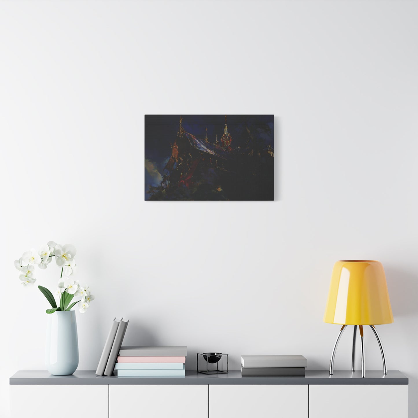 The Obsidian Cathedral Canvas Print