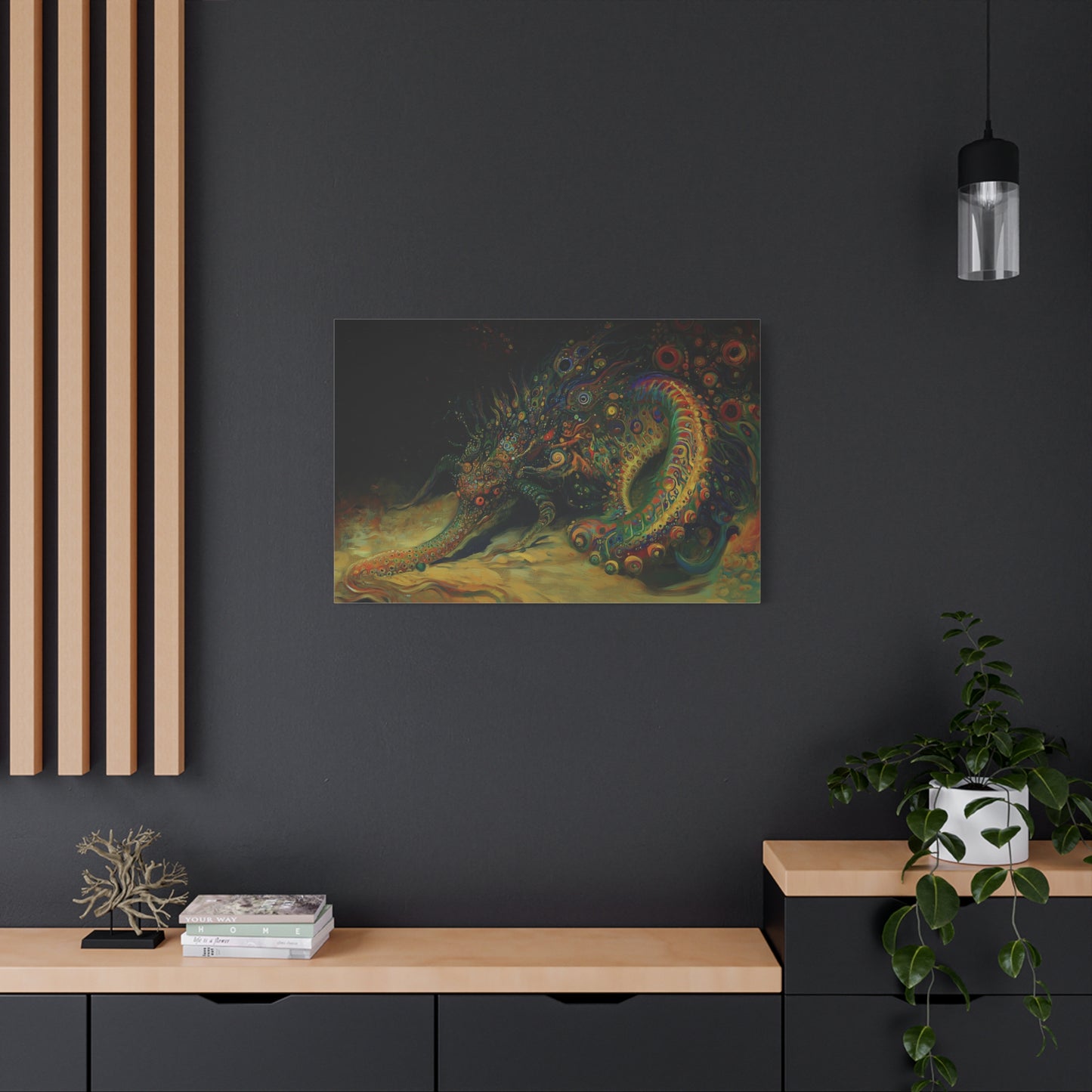 Serpent of the Lore Canvas Print