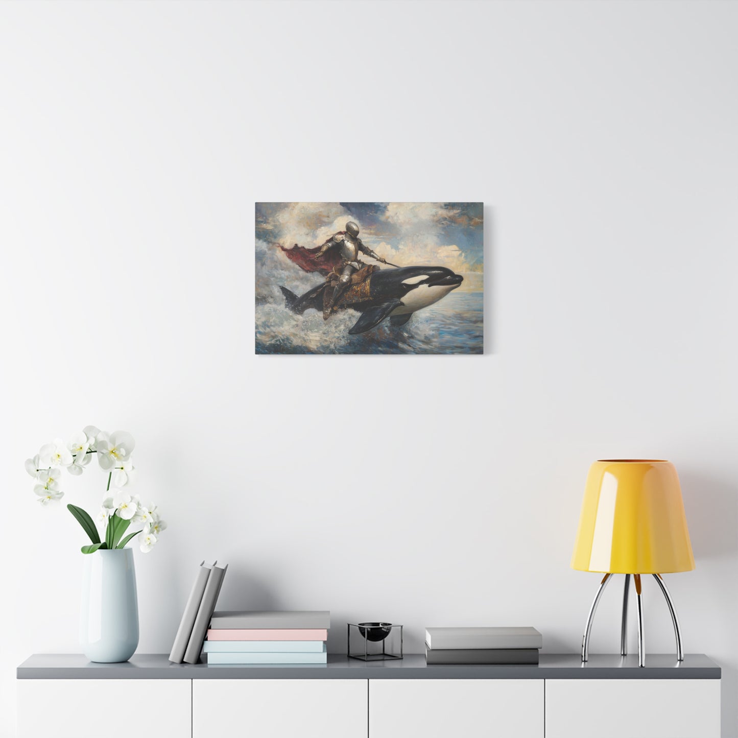 Leviathan's Knight Canvas Print