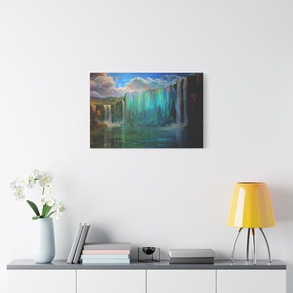 The Dreaming Falls Canvas Print