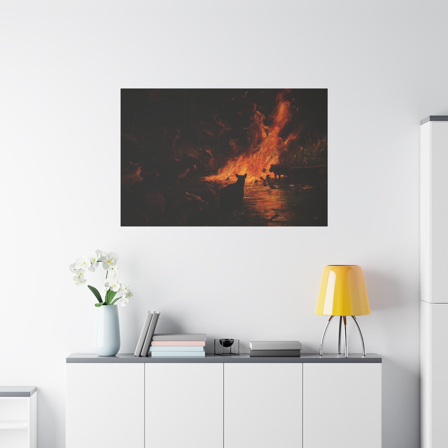 Phantoms of the Pyre Canvas Print