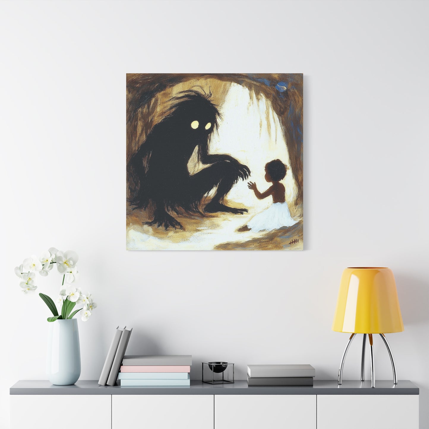 Dark Encounter Canvas Print