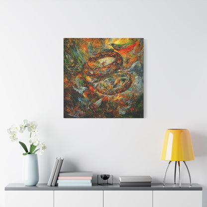 The Phoenix Rings Canvas Print