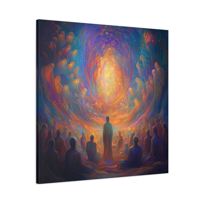 Souls in Silence Canvas Print