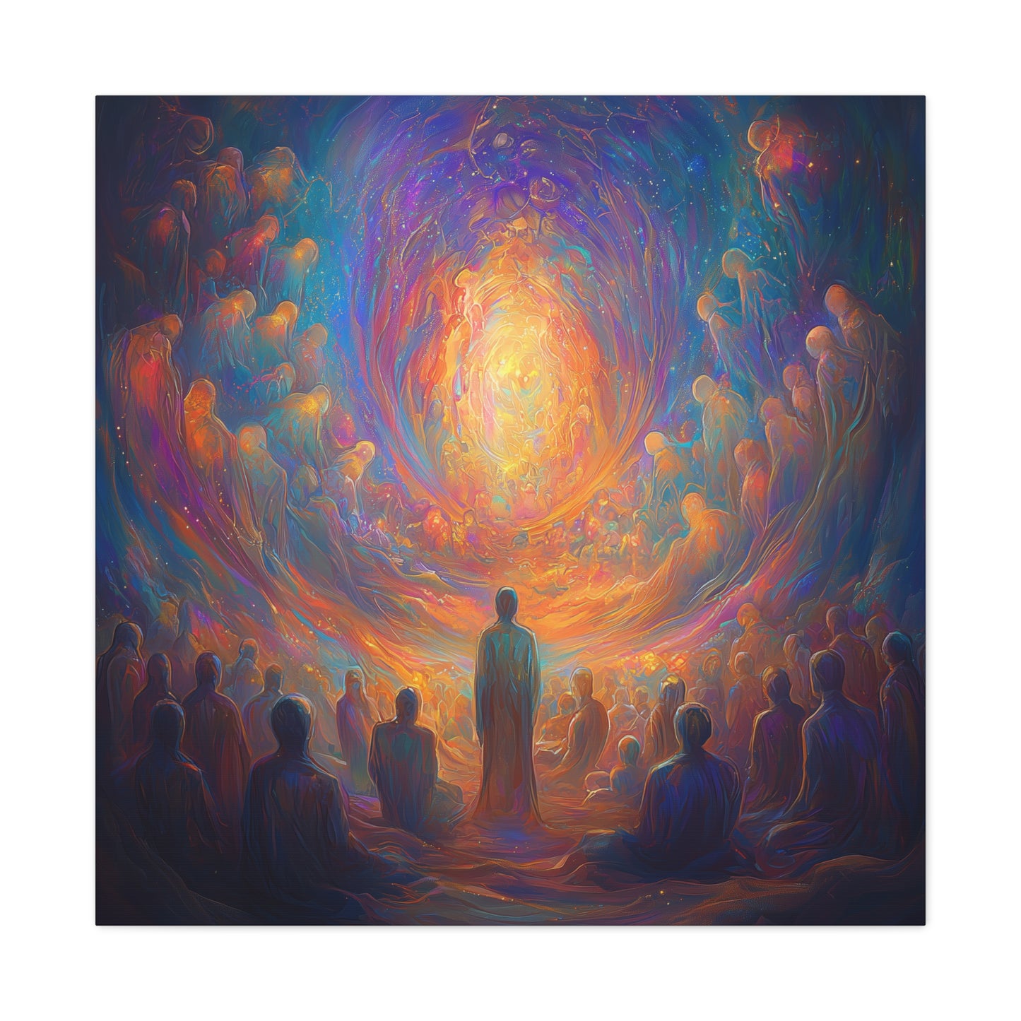 Souls in Silence Canvas Print