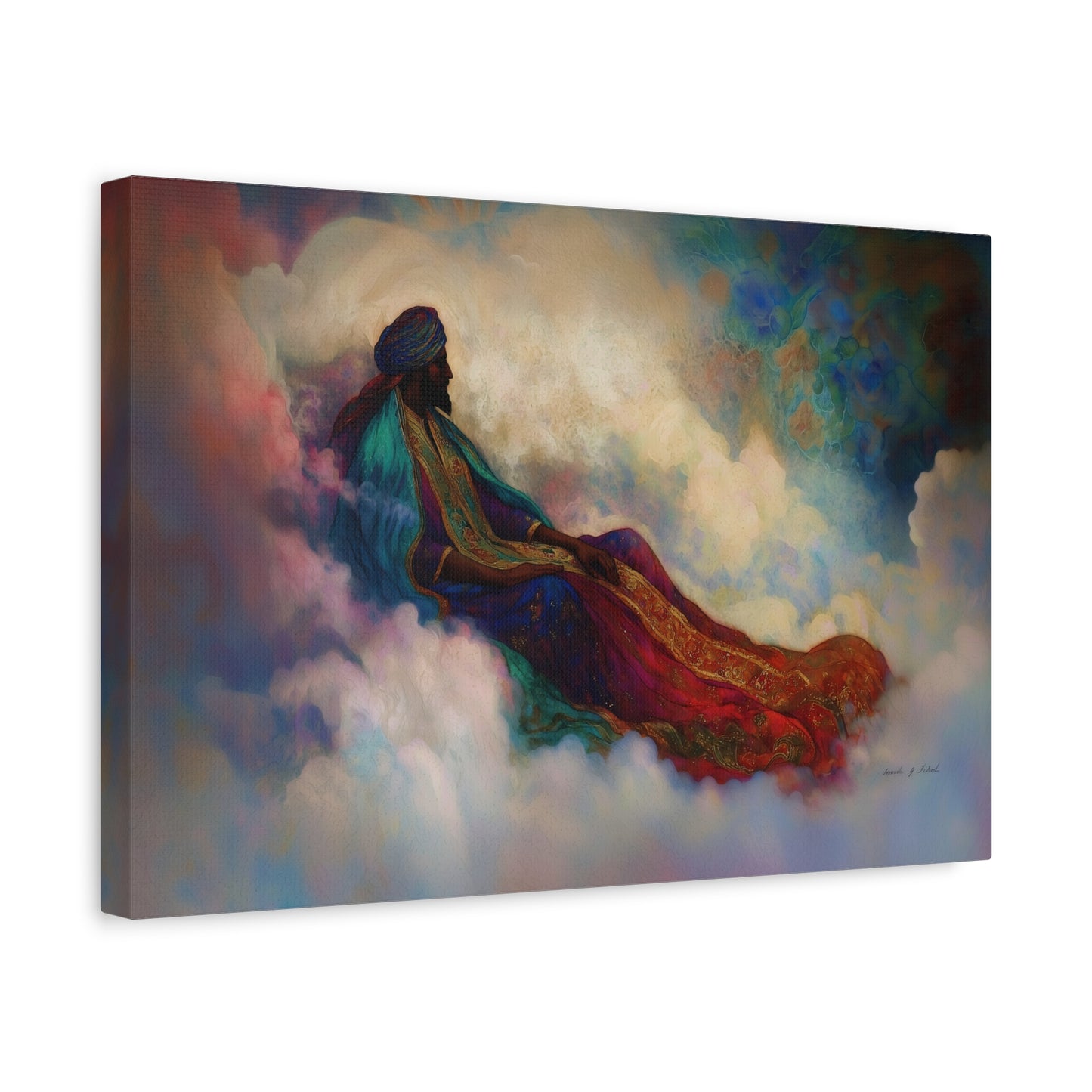 The Serene Wanderer Canvas Print