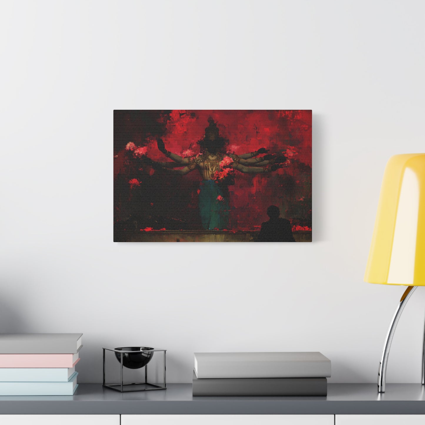 The Scarlet Veil Canvas Print