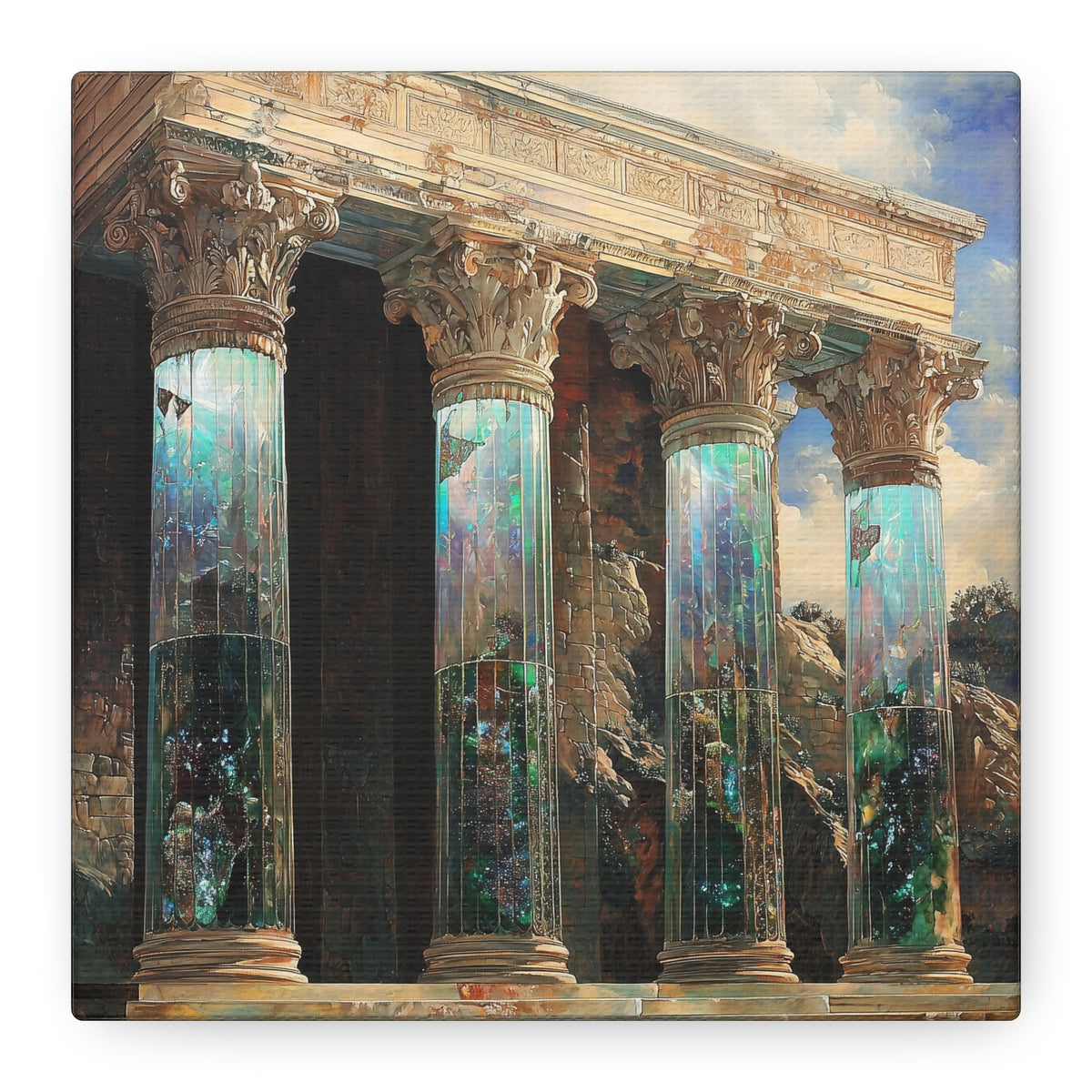 Eldritch Columns Canvas Print