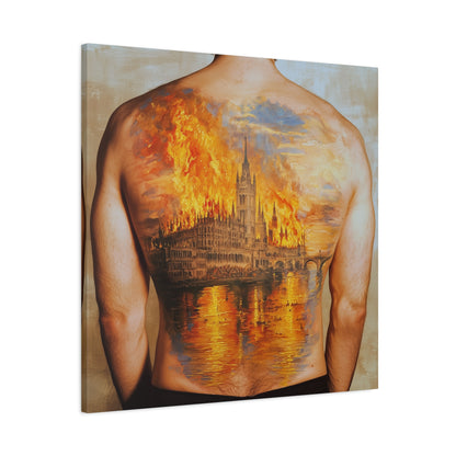 The Burning Dream Canvas Print