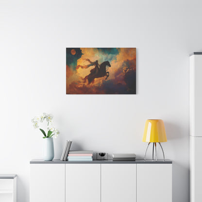 Rider of Dawn Canvas Print