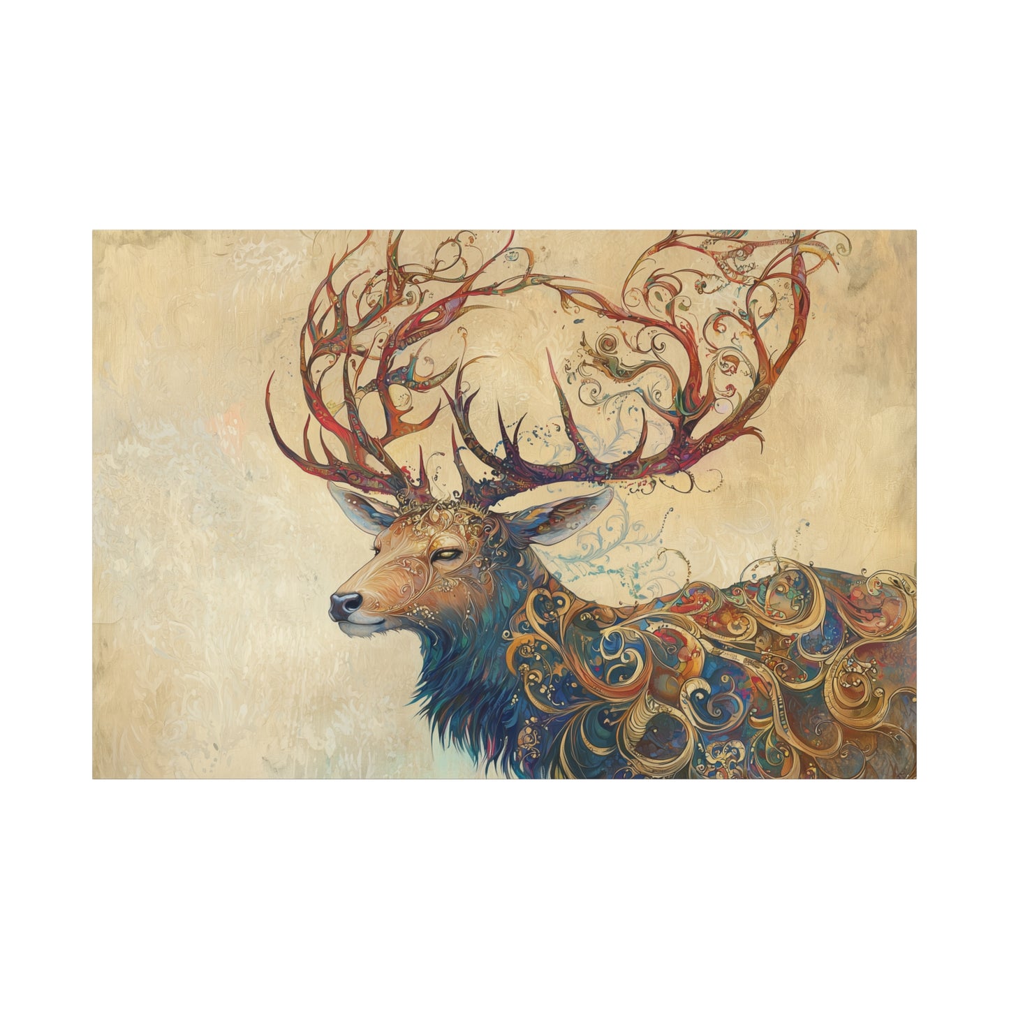 Stag of Yavanna Canvas Print