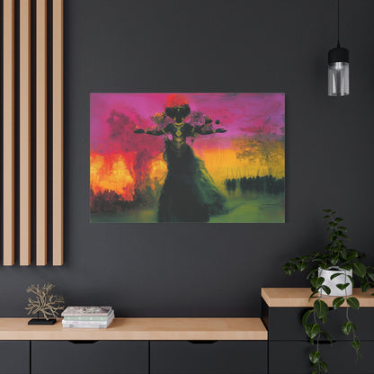 Dark Dance Canvas Print