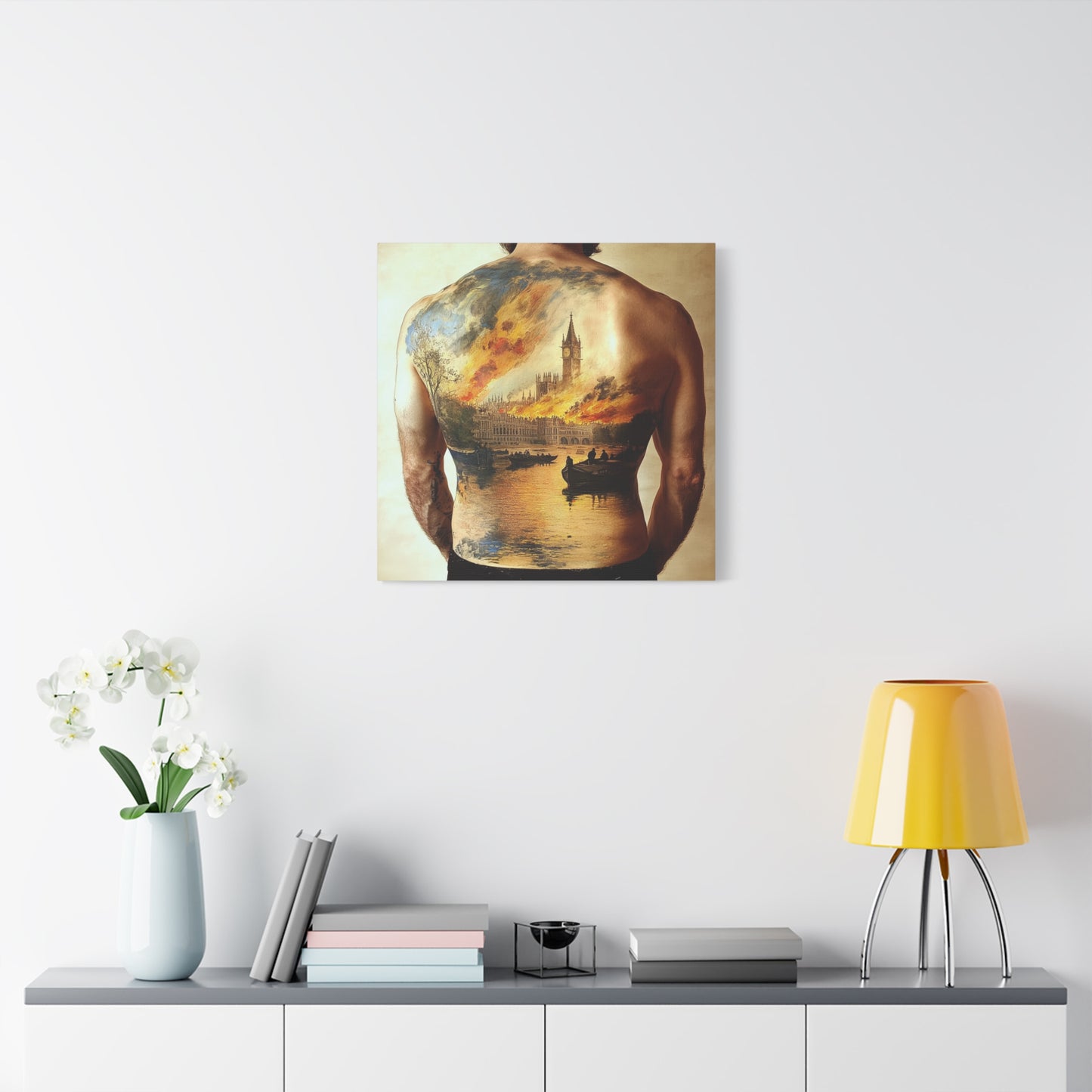 A Blaze Within Canvas Print