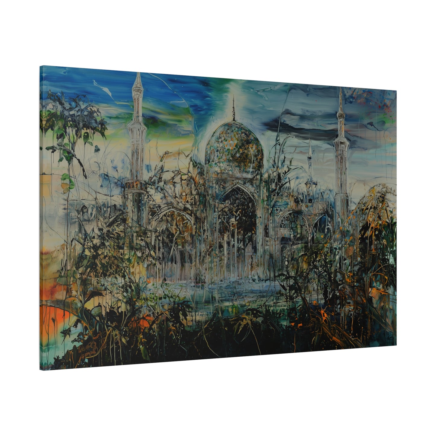 Serene Edifice Canvas Print