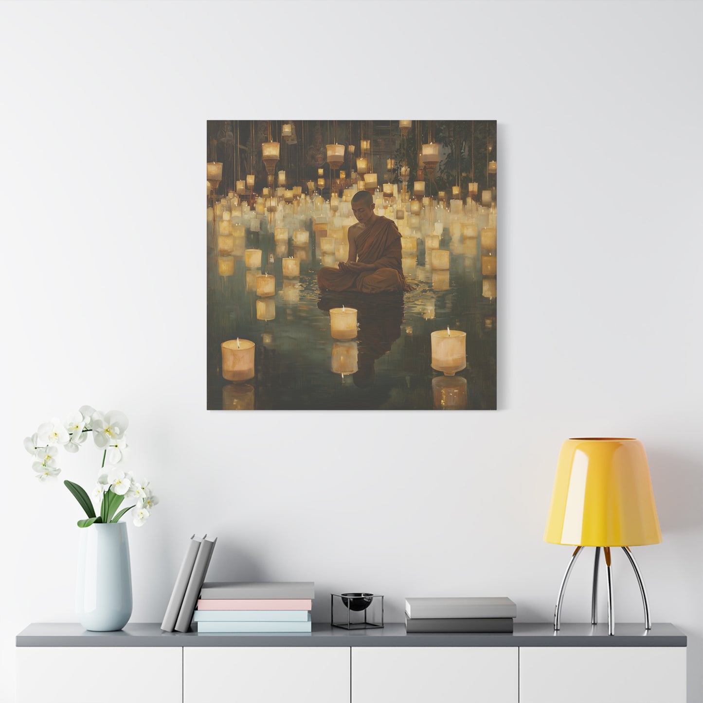 Quiet Candles Commune Canvas Print