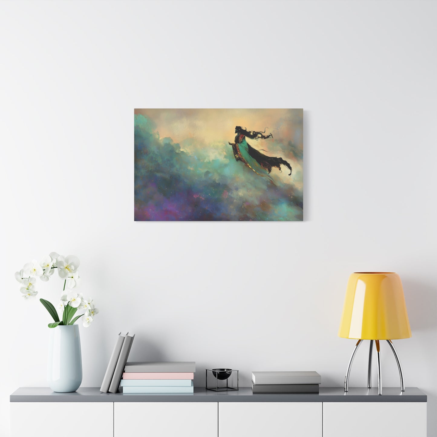 Whispering Eldritch Veil Canvas Print