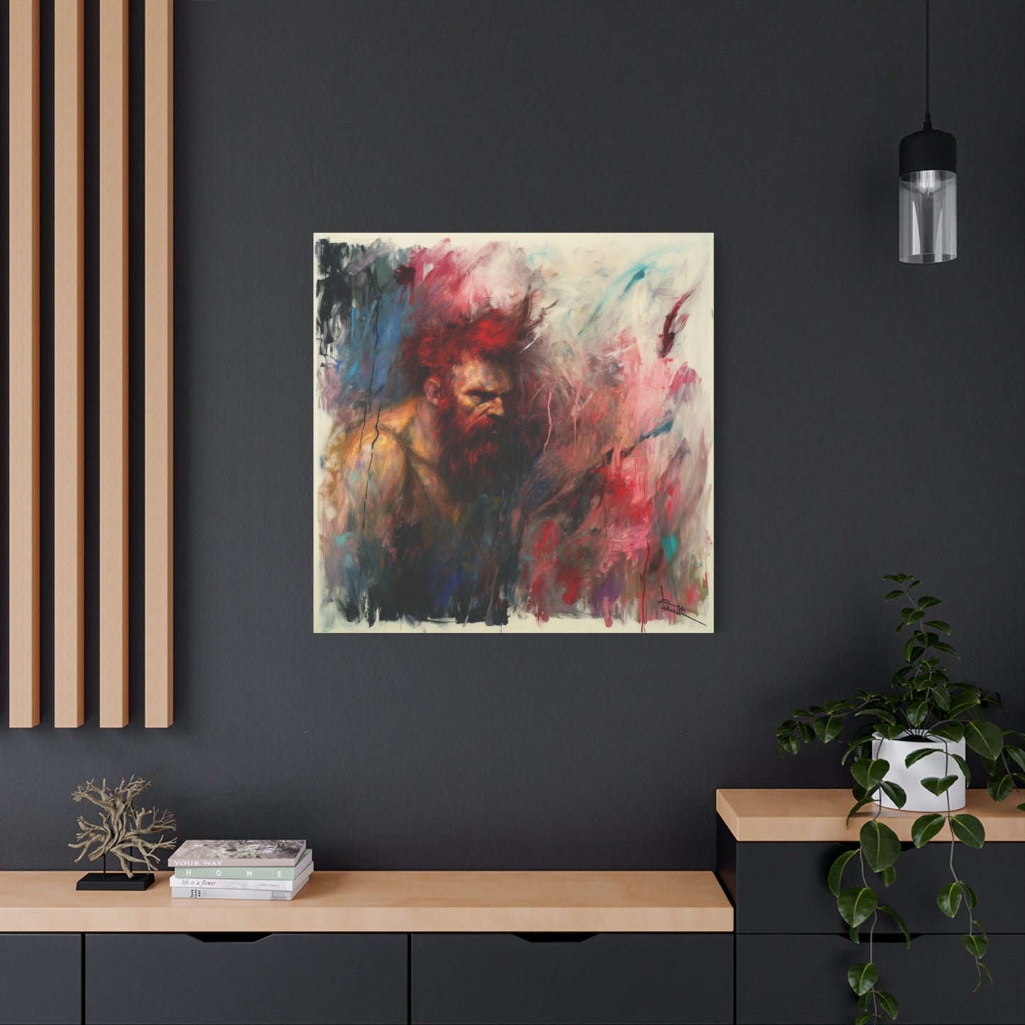 Wild Fire's Vein Canvas Print