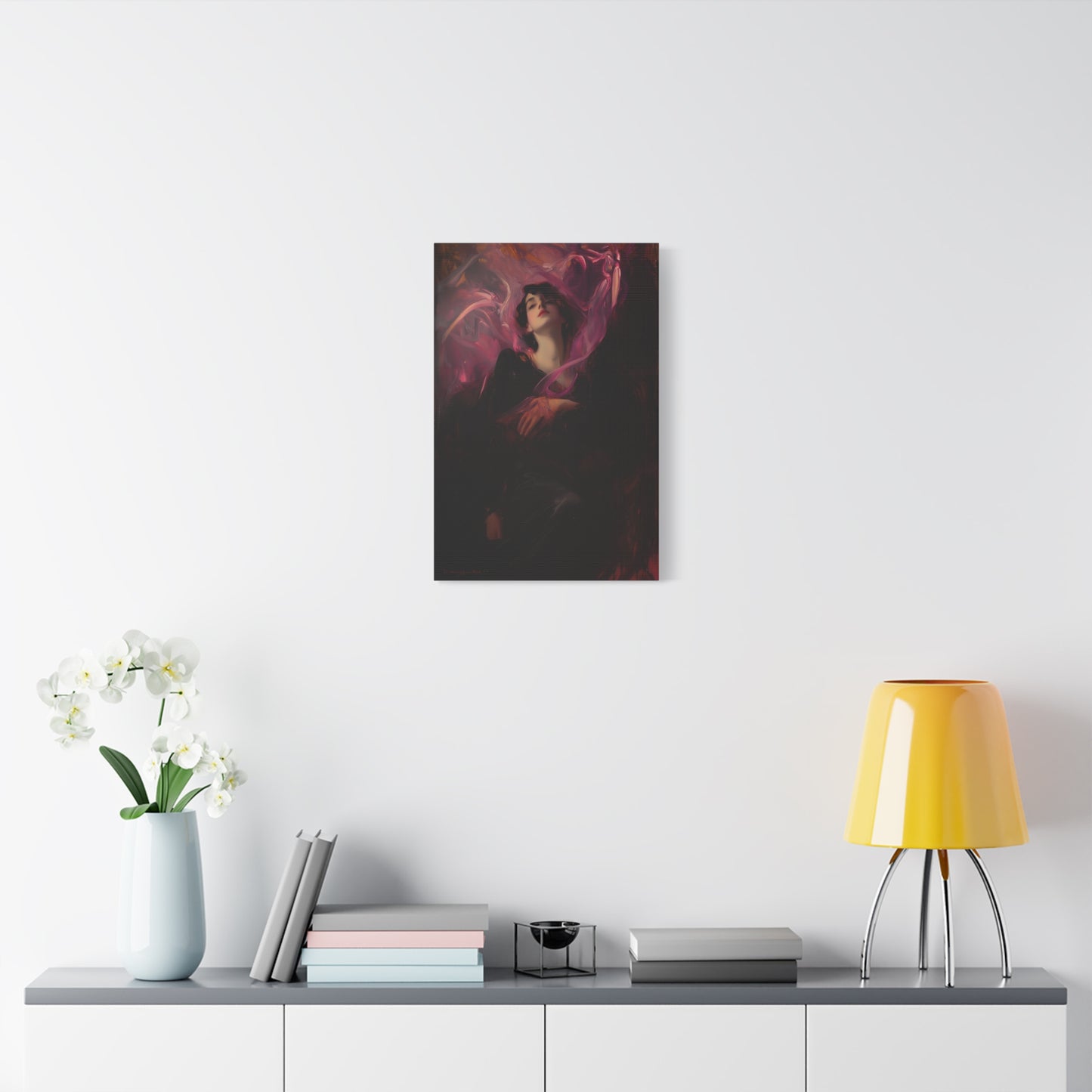 In Scarlet Silence Canvas Print