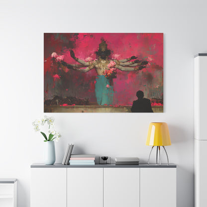 Balance of Petals Canvas Print