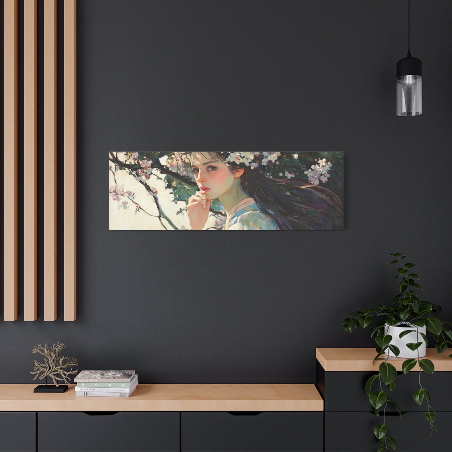 Blossoms in the Wind Canvas Print