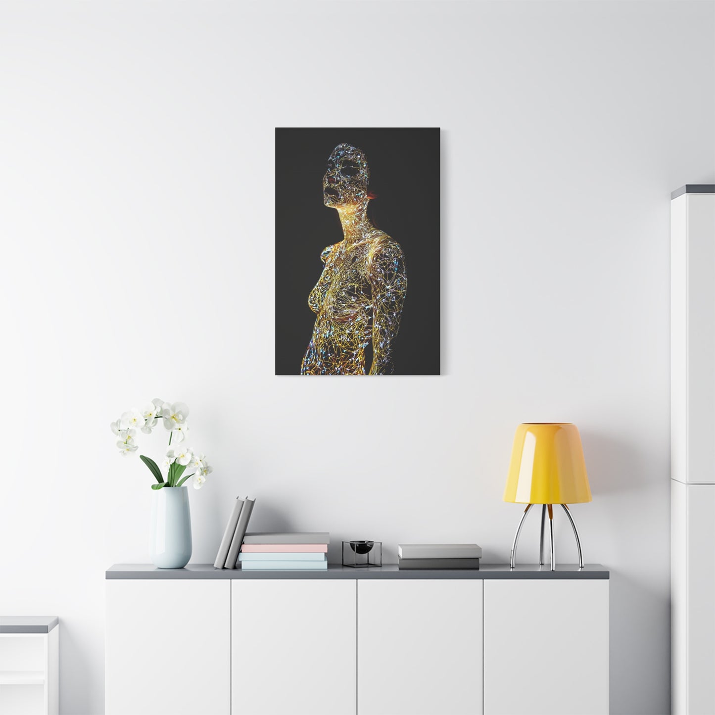 Radiant Pulse Canvas Print