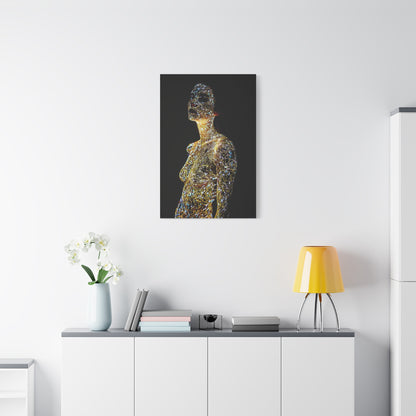 Radiant Pulse Canvas Print