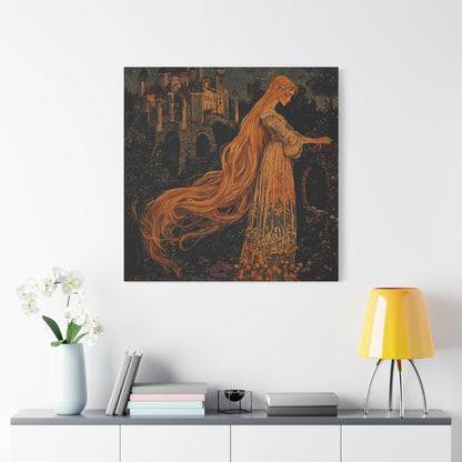 Silken Solitude Canvas Print