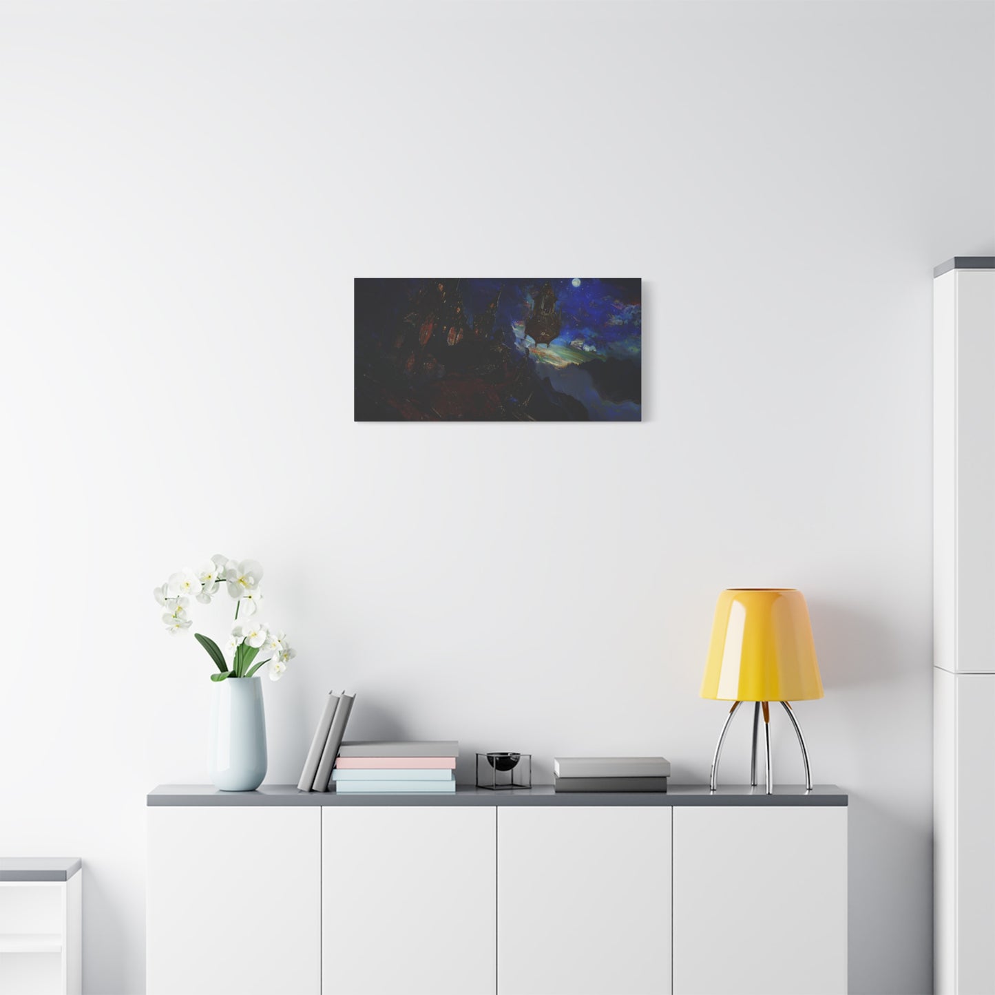 Shadowed Aegis Canvas Print