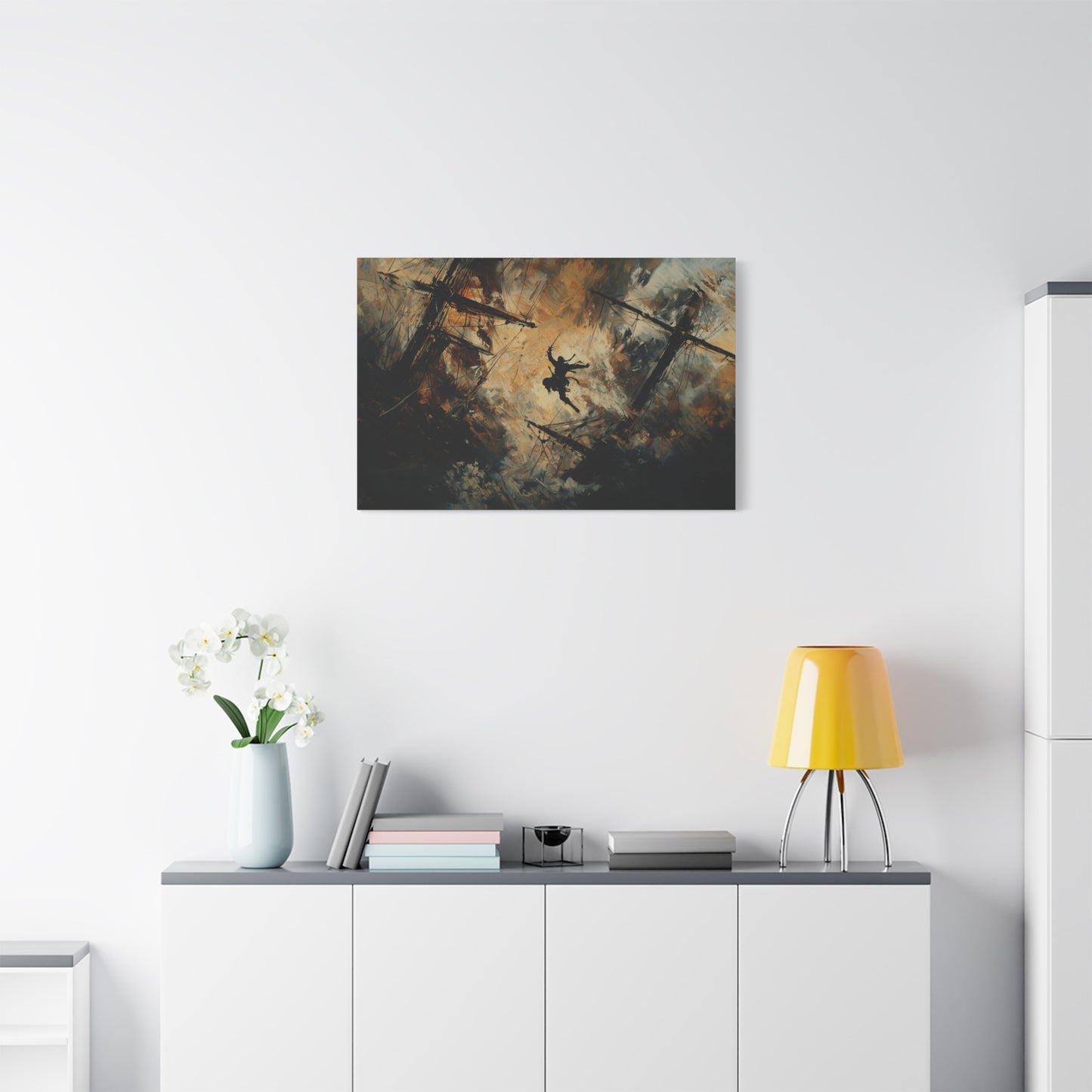 Storm and Steel Canvas Print