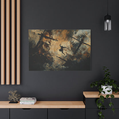 Storm and Steel Canvas Print