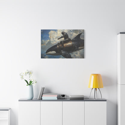 Whale-Rider’s Quest Canvas Print