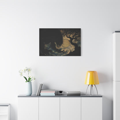 Silent Moon Canvas Print