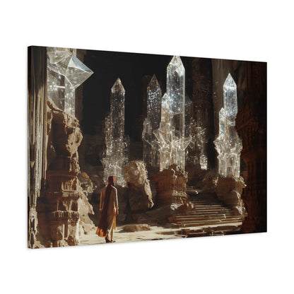 The Luminescent Cavern Canvas Print