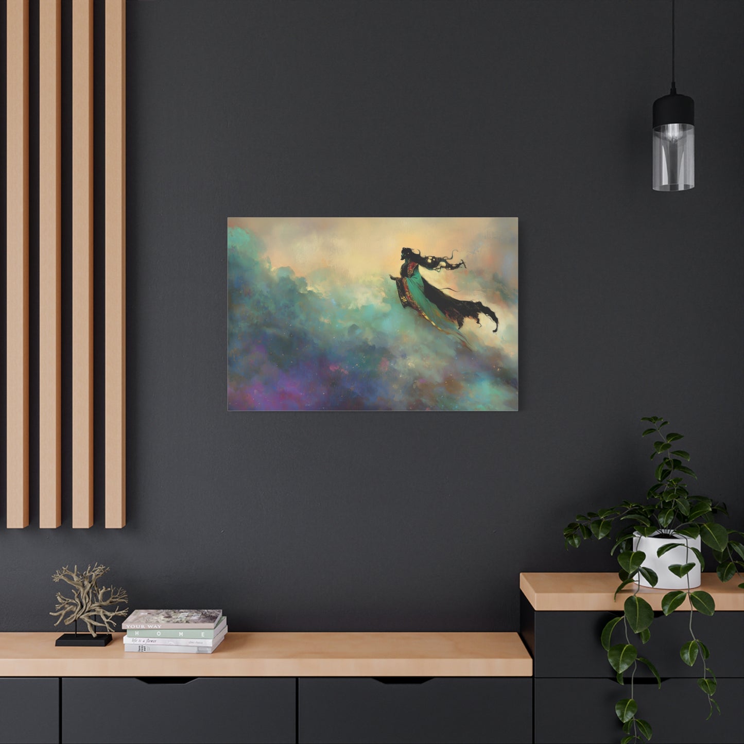 Whispering Eldritch Veil Canvas Print