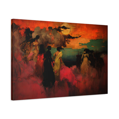 Shroud of Dusk Canvas Print