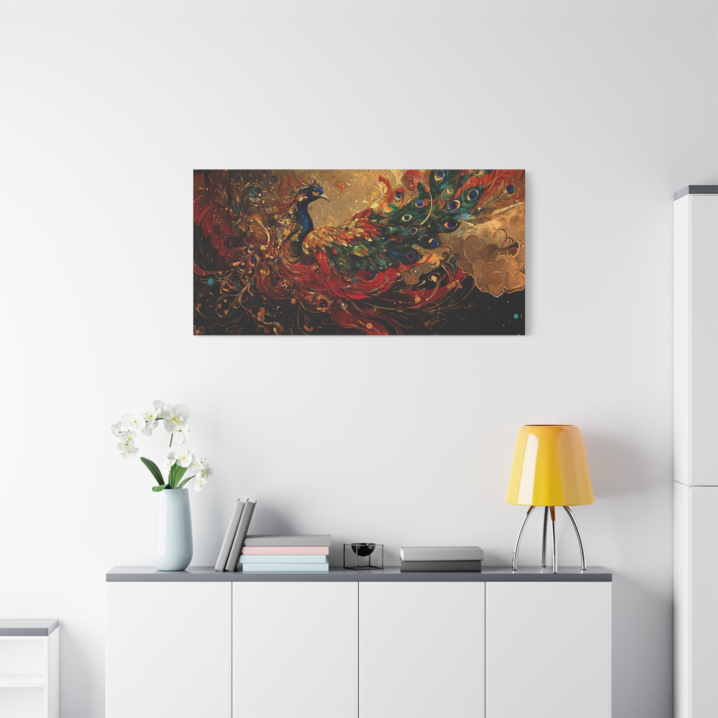 Rise of Flame Canvas Print