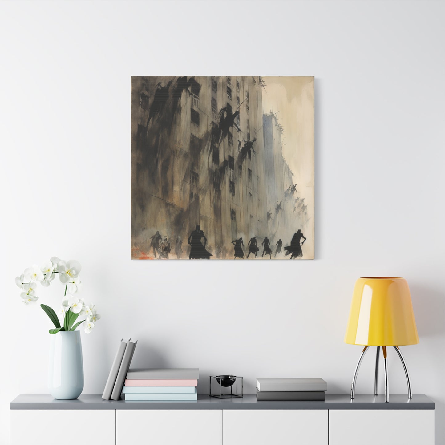 Stark Descent Canvas Print