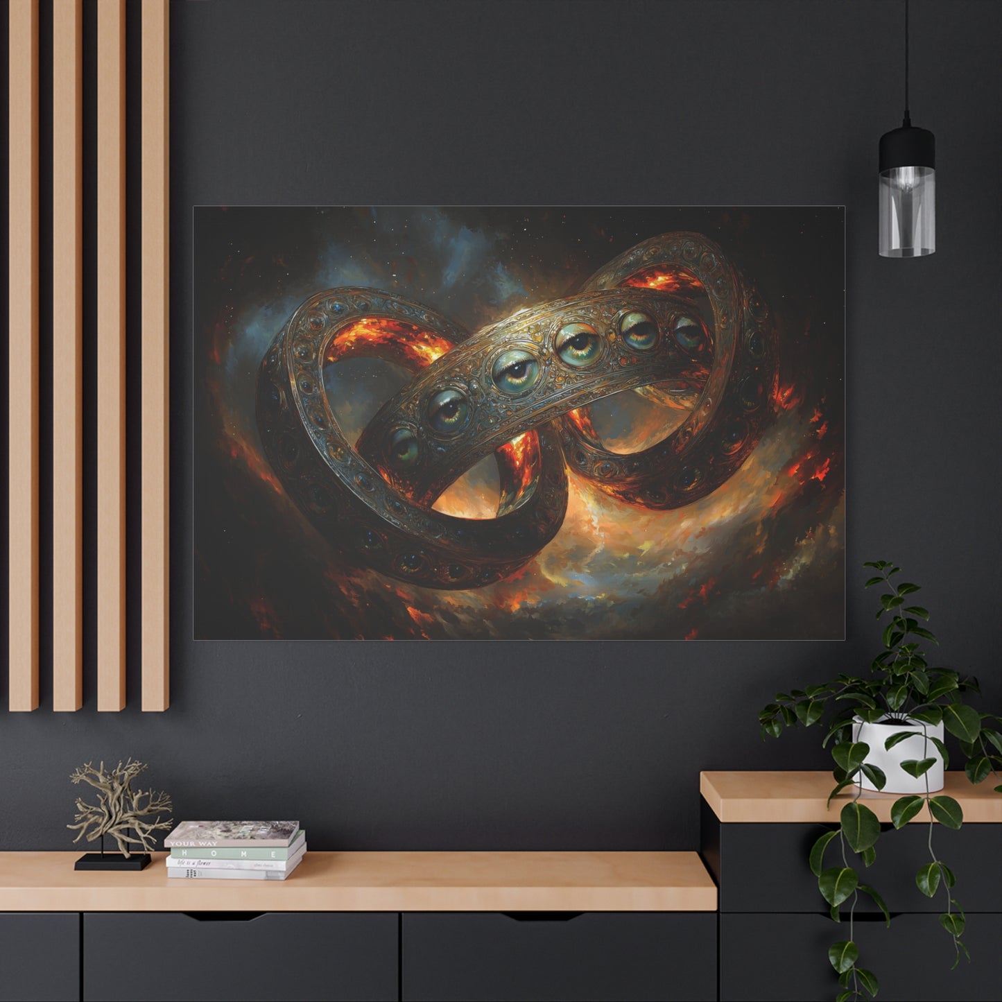 The Cosmic Gaze Canvas Print