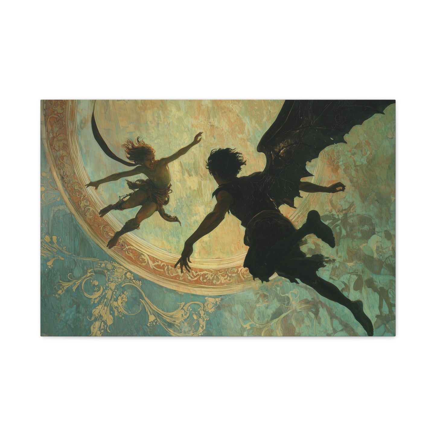 The Dance of Shadows Canvas Print