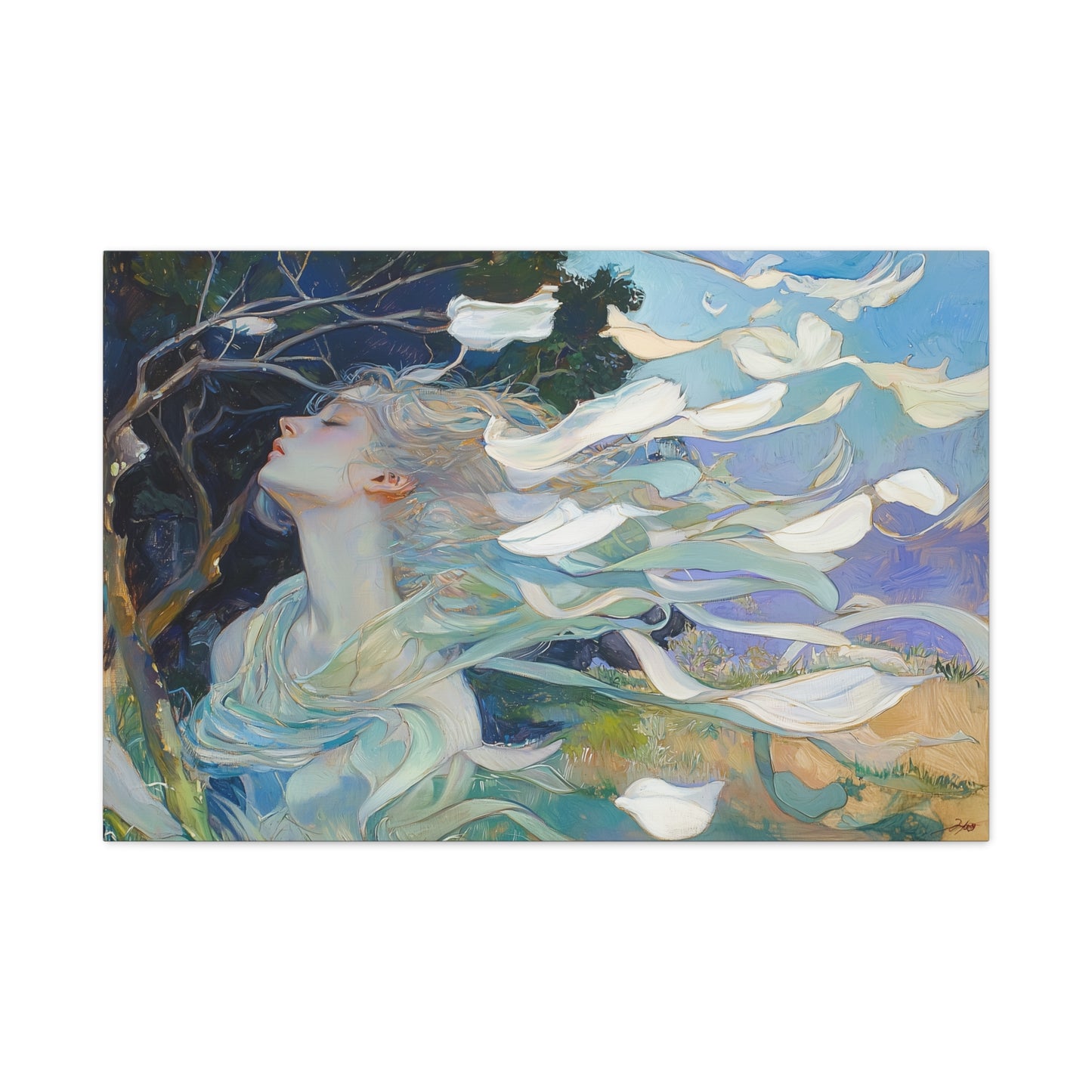 The Dreaming Breeze Canvas Print