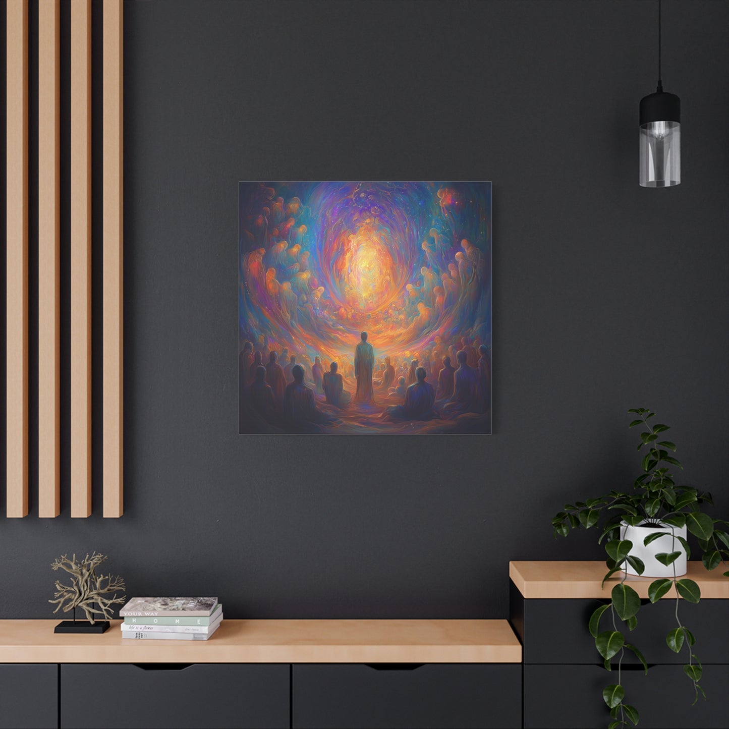 Souls in Silence Canvas Print