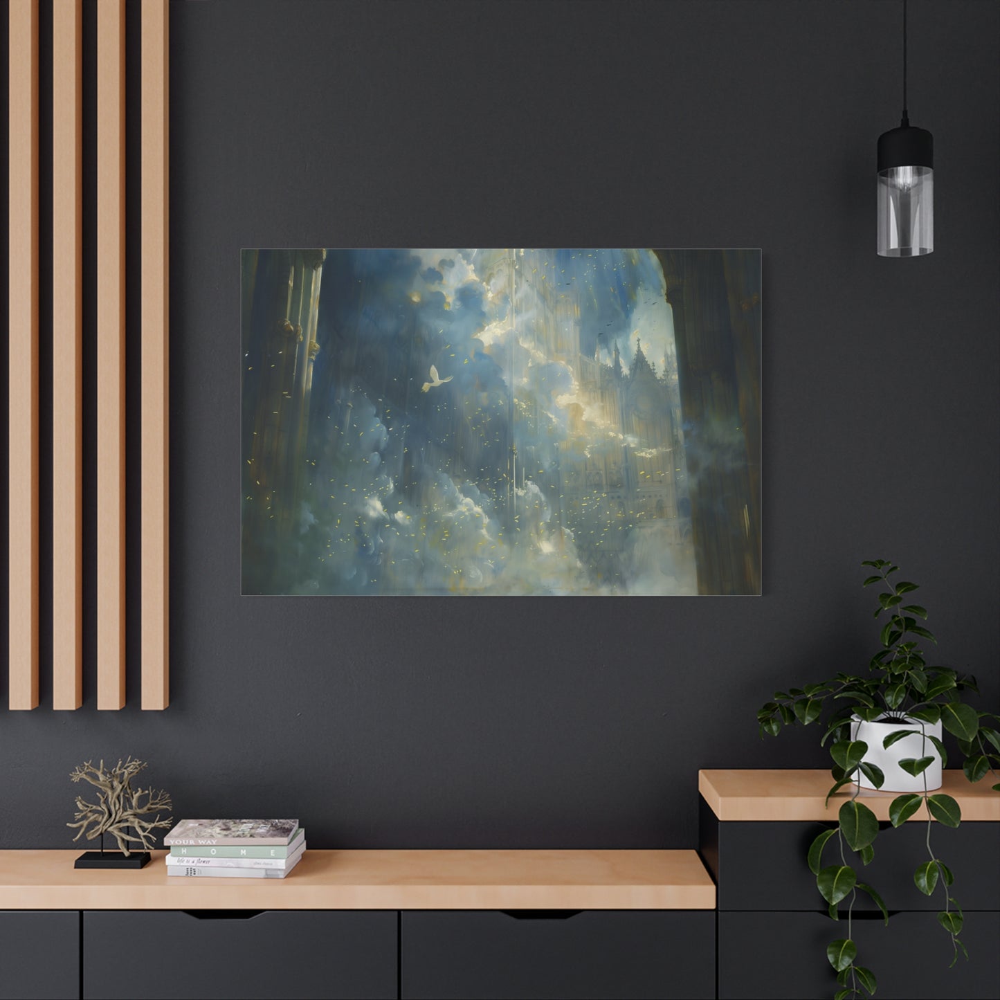 Aetherial Citadel Canvas Print