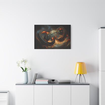 The Cosmic Gaze Canvas Print