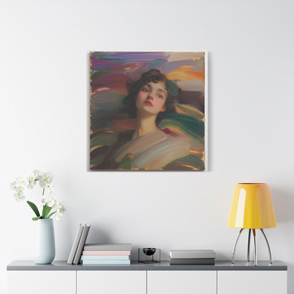 Lady of the Silken Veil Canvas Print