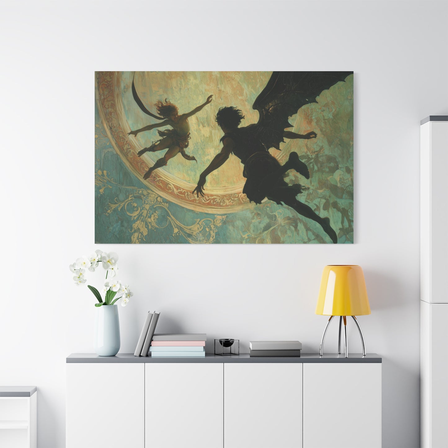 The Dance of Shadows Canvas Print