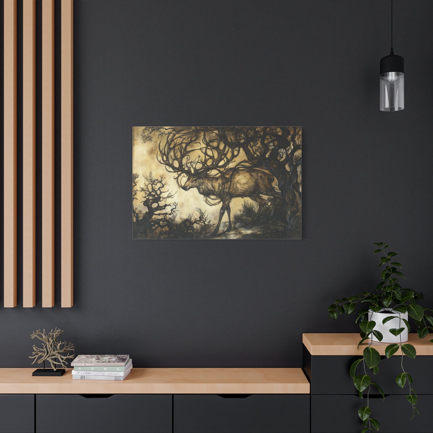 Stag of Ages Canvas Print